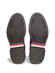 Tommy Hilfiger Brown Suede Embossed Cleat Chelsea Boots - Image 5 of 5