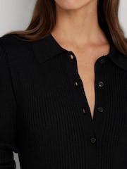 Lauren Ralph Lauren Dralisea Rib Knit Cardigan - Image 7 of 9