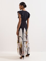 Phase Eight Black Uma Maxi Dress - Image 2 of 7