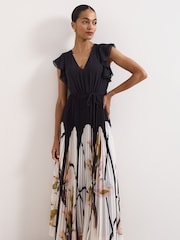 Phase Eight Black Uma Maxi Dress - Image 3 of 7