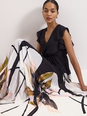 Phase Eight Black Uma Maxi Dress - Image 6 of 7
