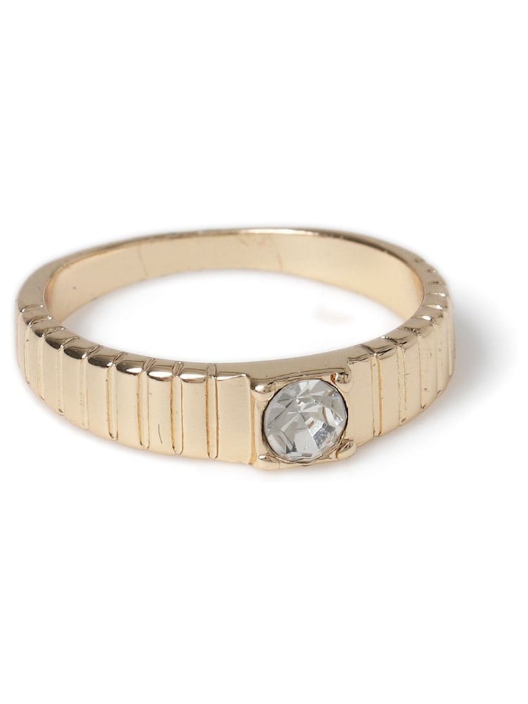 Aela Gold Tone Crystal Band Ring - Image 1 of 1