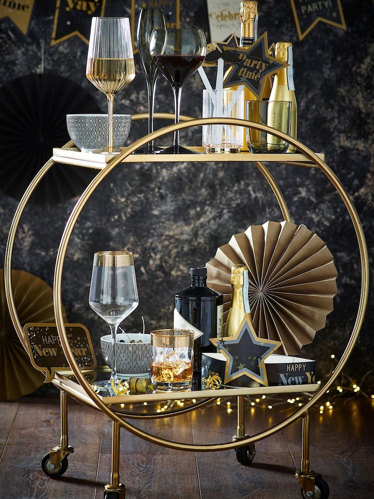 Gold Bar Drinks Trolley - Image 1 of 6