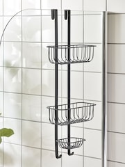 Charcoal Grey Bronx Over Door Shower Caddy - Image 2 of 3