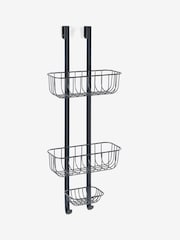 Charcoal Grey Bronx Over Door Shower Caddy - Image 3 of 3