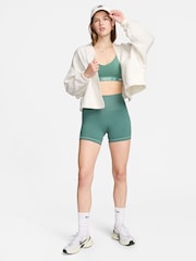 Nike Green One High Waisted 5 Cycling Shorts - Image 3 of 8