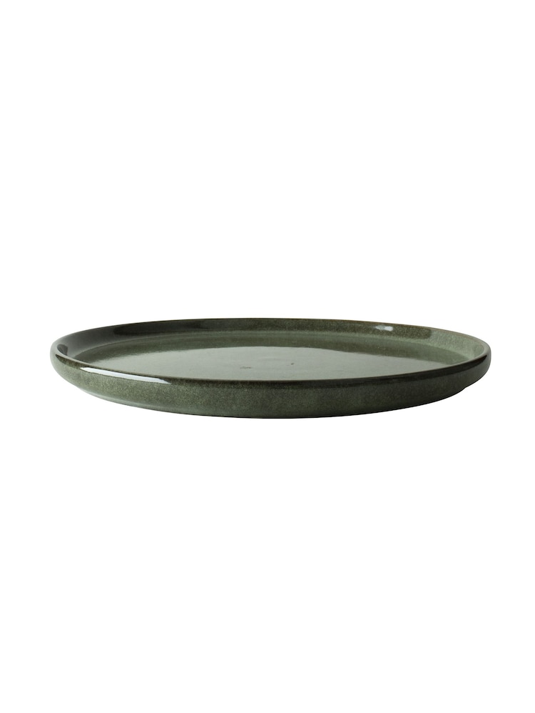 Dutch Rose Set of 4 Green Serenity Plates 27cm - Image 4 of 4