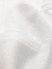 White Tie Front Textured Waistcoat - Image 6 of 6