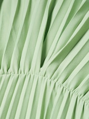 Mango White Pleated Long Dress - Image 5 of 5