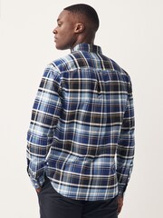 Blue Check Long Sleeve Oxford Shirt - Image 3 of 7