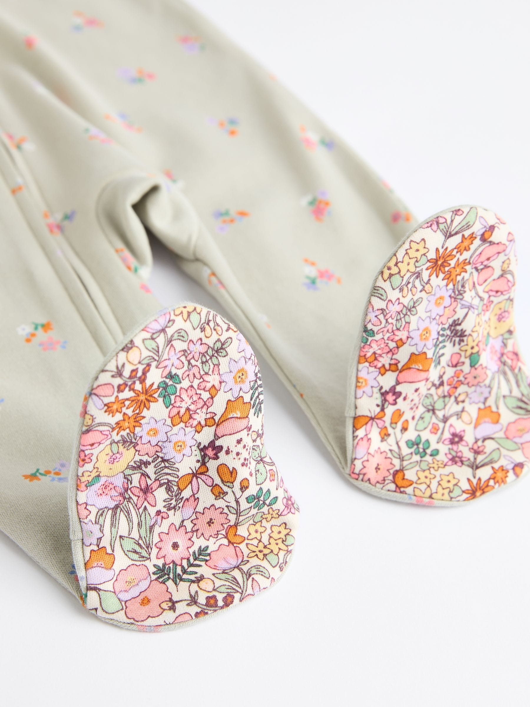 Buy Multi Ladybird Baby Character Zip 100% Cotton Sleepsuits 3