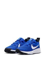 Nike Blue Junior Star Runner 4 Trainers - Image 6 of 11
