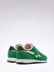 Reebok Green Classic Leather Trainers - Image 3 of 3