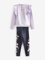 Baker by Ted Baker Frill Sweat Top and Leggings Set - Image 11 of 13