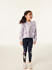 Baker by Ted Baker Frill Sweat Top and Leggings Set - Image 2 of 13