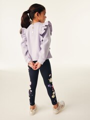 Baker by Ted Baker Frill Sweat Top and Leggings Set - Image 3 of 13