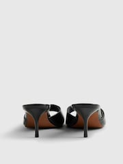 River Island Black Mule Heeled Sandals - Image 4 of 6