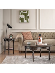 Gallery Home Brown Maddy Round Coffee Table - Image 3 of 6