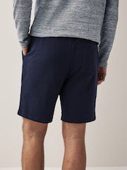Navy Blue/Dark Grey Lightweight 100% Cotton Joggers Shorts 2 Pack - Image 4 of 11