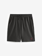 Navy Blue/Dark Grey Lightweight 100% Cotton Joggers Shorts 2 Pack - Image 7 of 11