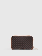 River Island Brown Monogram Webbing Front Purse - Image 3 of 5