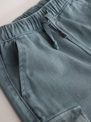 Blau - Cargohosen-Jeans mit weitem Bein zum Überziehen (3M.–7J.) - Bild 3 von 4