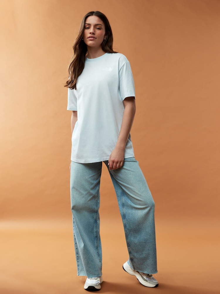 The North Face Blue Oversized Simple Dome T-Shirt - Image 2 of 4