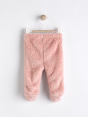Pink Baby Cosy Fleece Footed Leggings (0-9mths) - Image 2 of 4