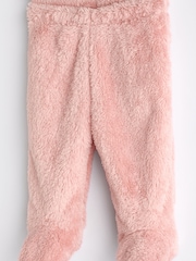 Pink Baby Cosy Fleece Footed Leggings (0-9mths) - Image 3 of 4