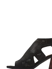 Clarks Black Nubuck Siara65 Flow Sandals - Image 2 of 7
