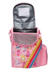 Smiggle Pink Lets Play Junior ID Lunchbox With Strap - Image 2 of 2