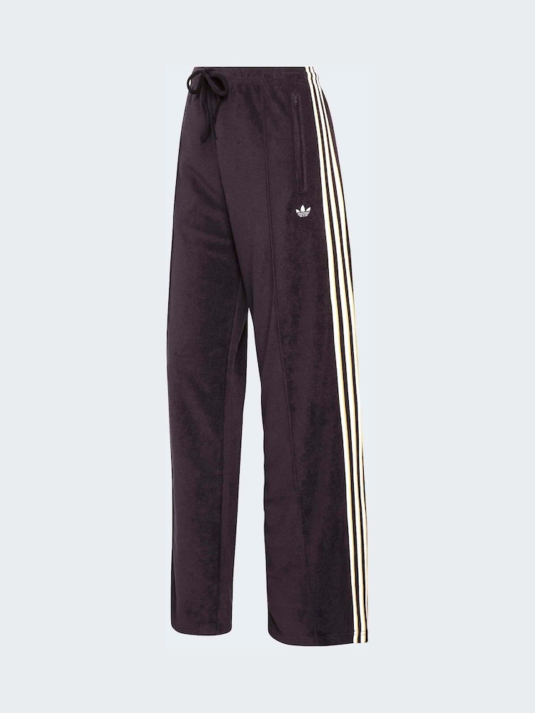 adidas Originals Black Terry Towel Firebird Tracksuit Bottoms - Image 6 of 6