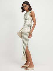 River Island Sleeveless Fringe Striped Tank Top - Slika 3 od 3