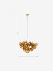 MADE.COM Amber Luz Cluster Pendant Light - Image 4 of 4