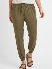 Tog24 Womens Green Notton TENCEL Regular Trousers - Image 2 of 4