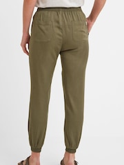 Tog24 Womens Green Notton TENCEL Regular Trousers - Image 3 of 4