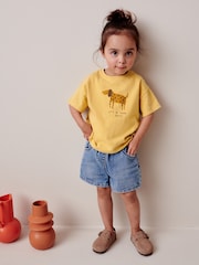 Yellow Dog Short Sleeve T-Shirt (3mths-7yrs) - Image 2 of 7