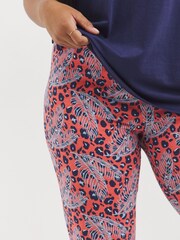Simply Be Blue Pretty Secrets Value Leggings Set 2 Pack - Image 4 of 8