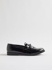 Mocassins à nœud en similicuir River Island Coupe large - Image 3 de 6