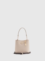 River Island Cream Panel Bucket Bag - Image 2 of 6