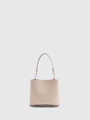 River Island Cream Panel Bucket Bag - Image 4 of 6