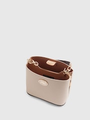 River Island Cream Panel Bucket Bag - Image 5 of 6