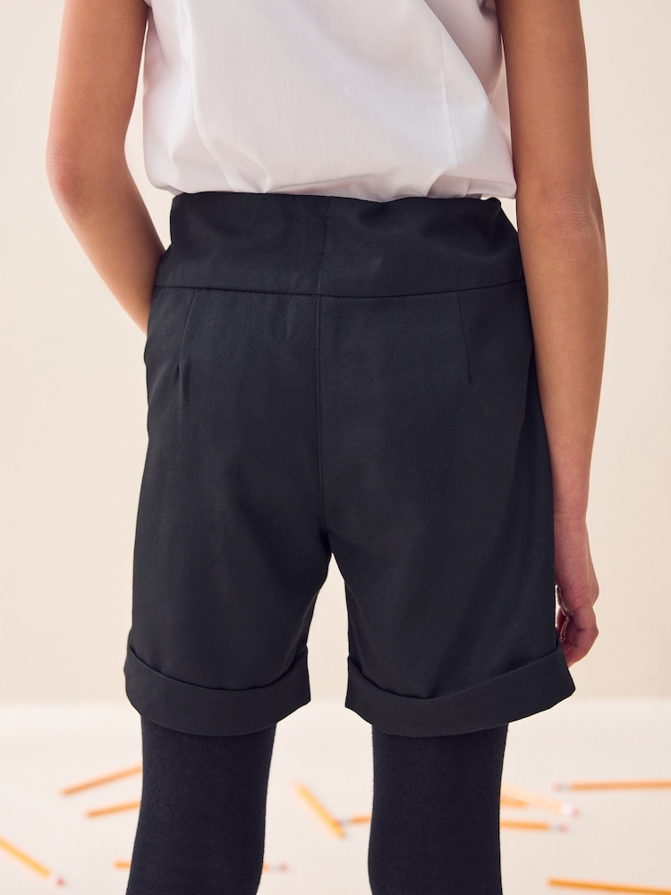 Black School Shorts (3-16yrs) - Image 2 of 7