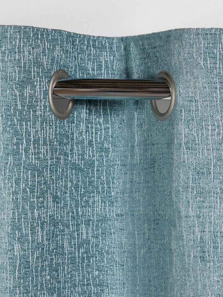 Rideaux en chenille épaisse à œillets - Image 5 of 6