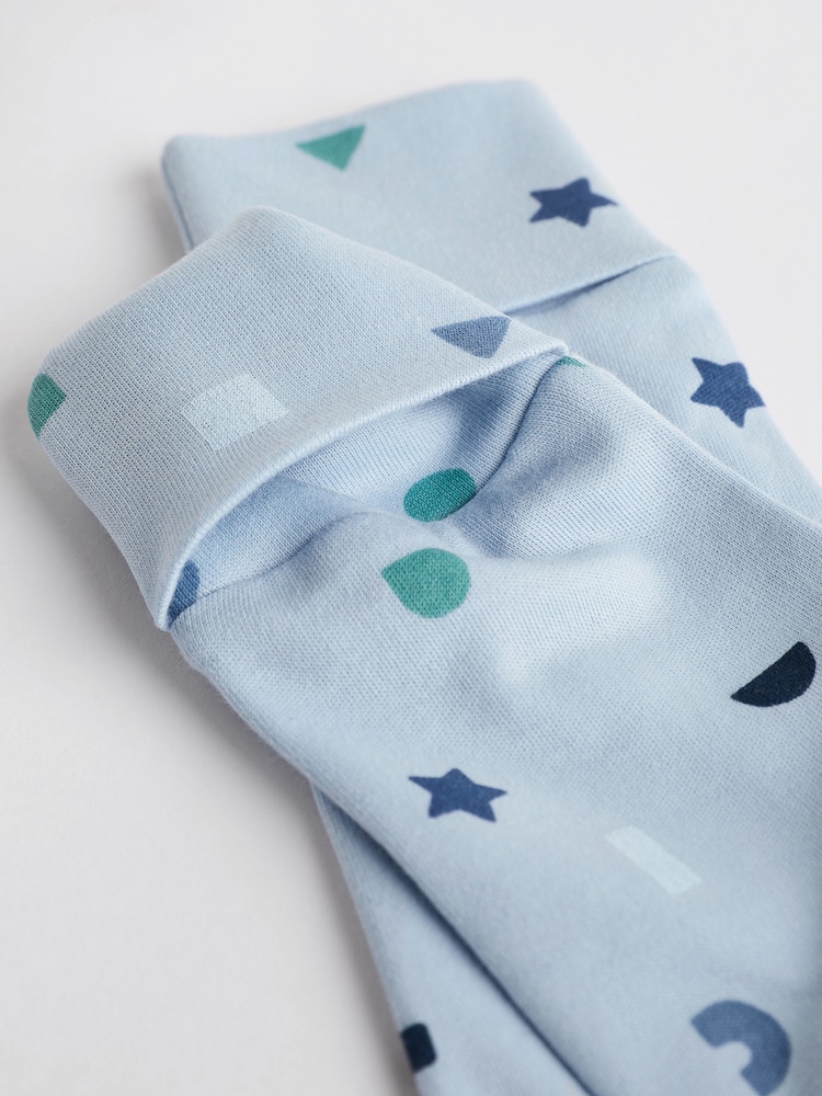 Blue Baby Cotton Sleepsuits 5 Pack (0-2yrs) - Image 14 of 15