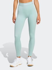 adidas Green Hyperglam Full Length Leggings - Image 1 of 6