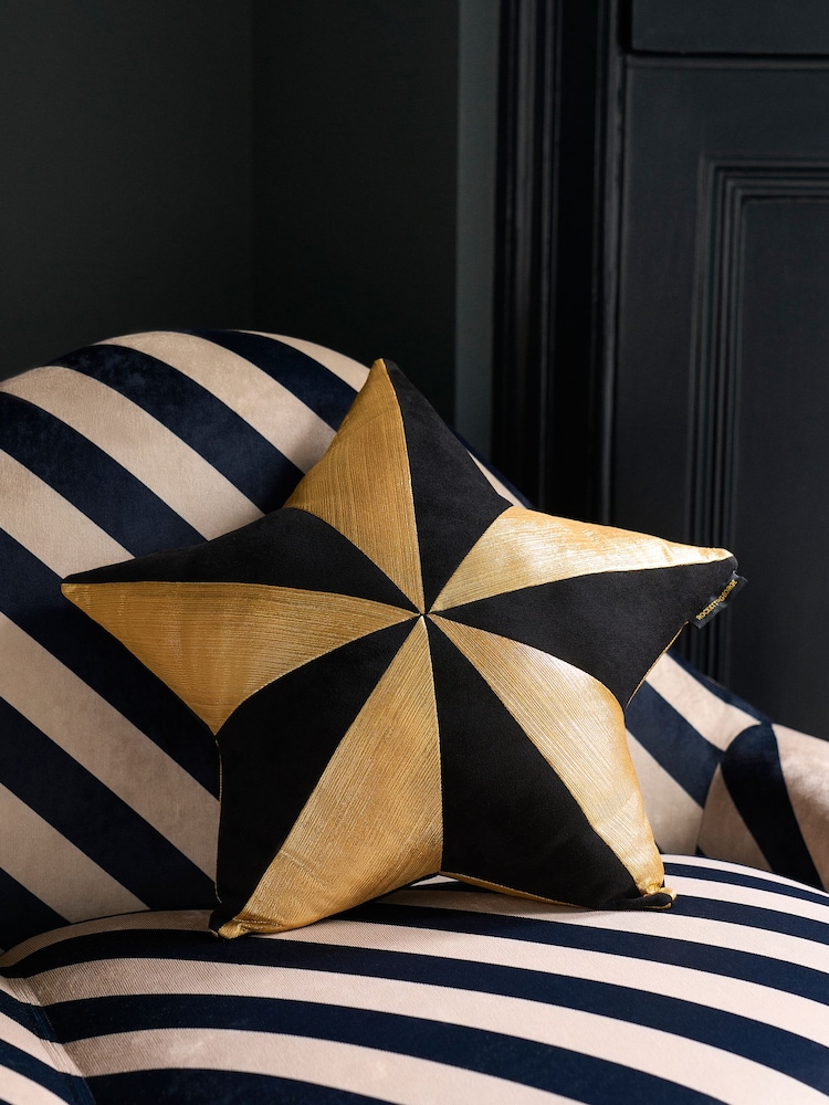Rockett St George Gold Star Cushion - Image 1 of 9