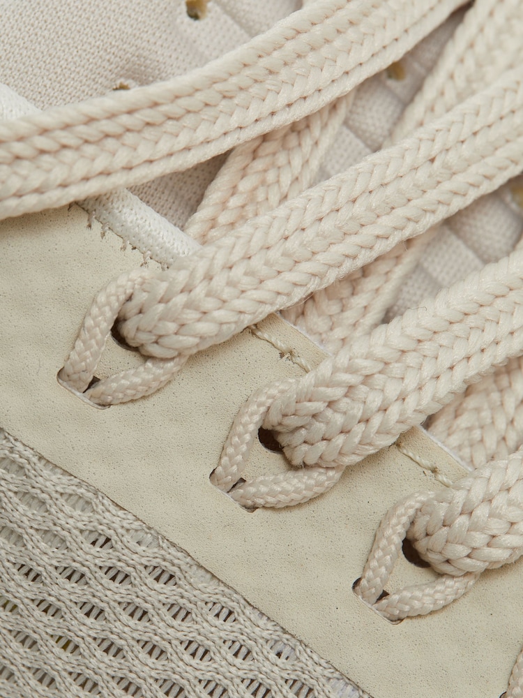 Blanco Pierre - Reiss Condor 2 Veja Mesh Running Trainers - Imagen 6 de 6