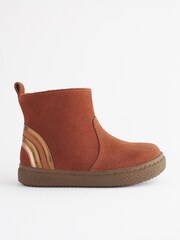 Tan Brown Wide Fit (G) Suede Chelsea Boots - Image 2 of 5