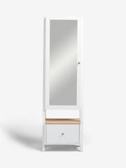 Chalk Malvern Full Length Storage Mirror - Image 2 of 7